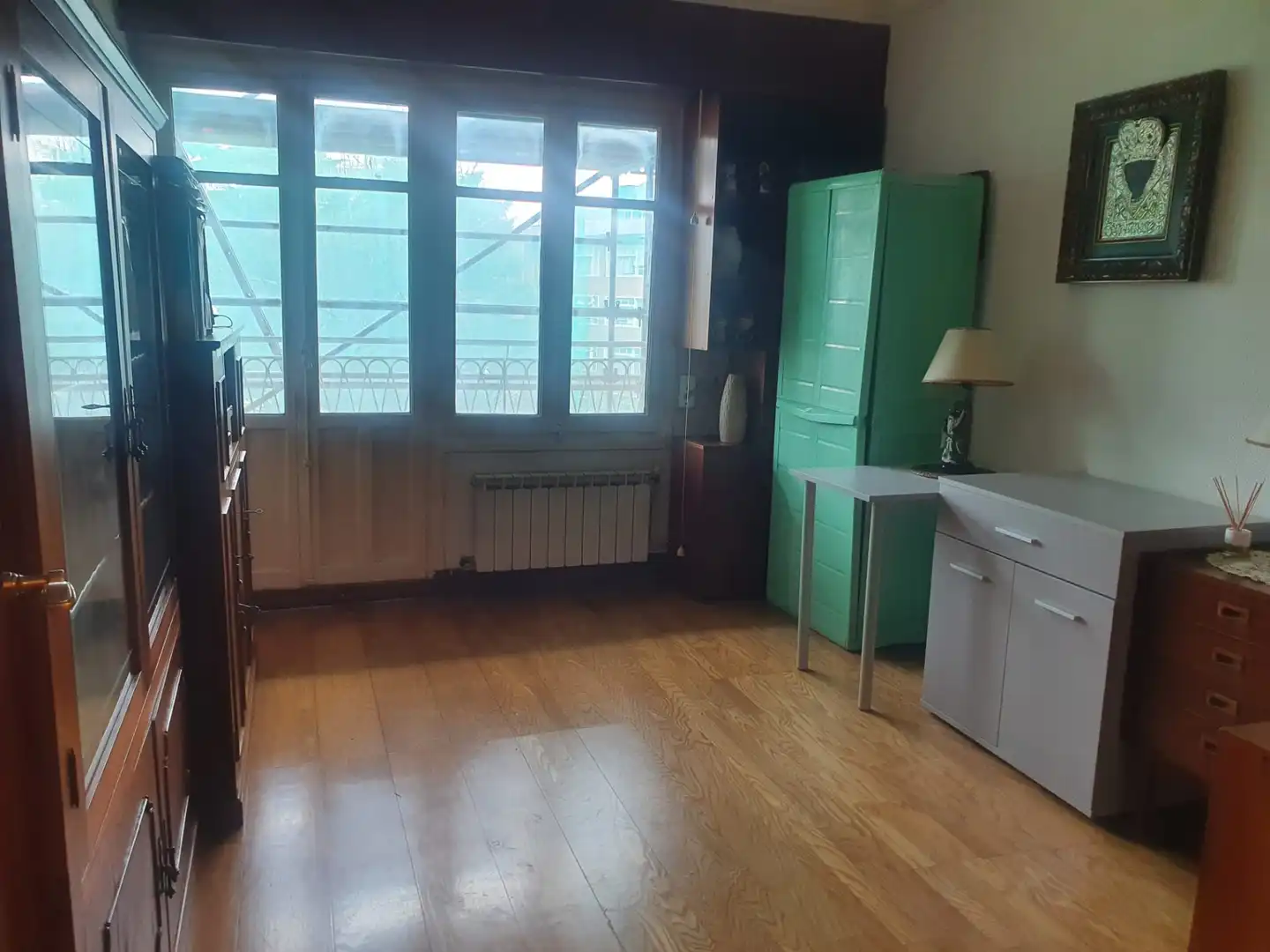 Bedroom of Flat for sale in Donostia - San Sebastián   with Heating, Parquet flooring and Balcony