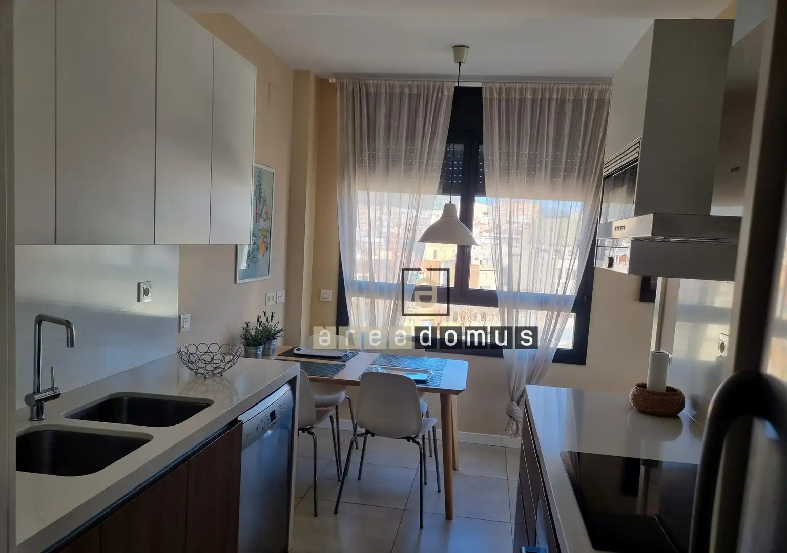 Küche von Wohnung zur Miete in Sant Feliu de Llobregat mit Heizung, Privatgarten und Terrasse