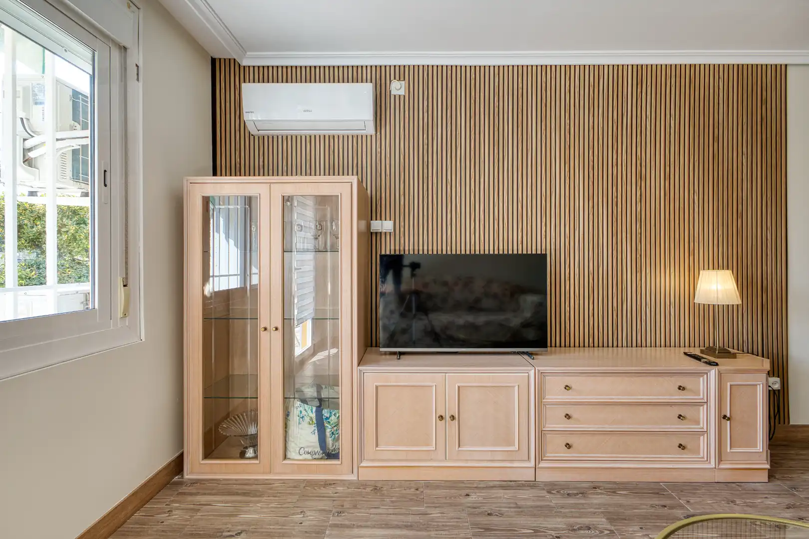 Living room of Flat for rent in El Campello  with Air Conditioner, Heating and Private garden