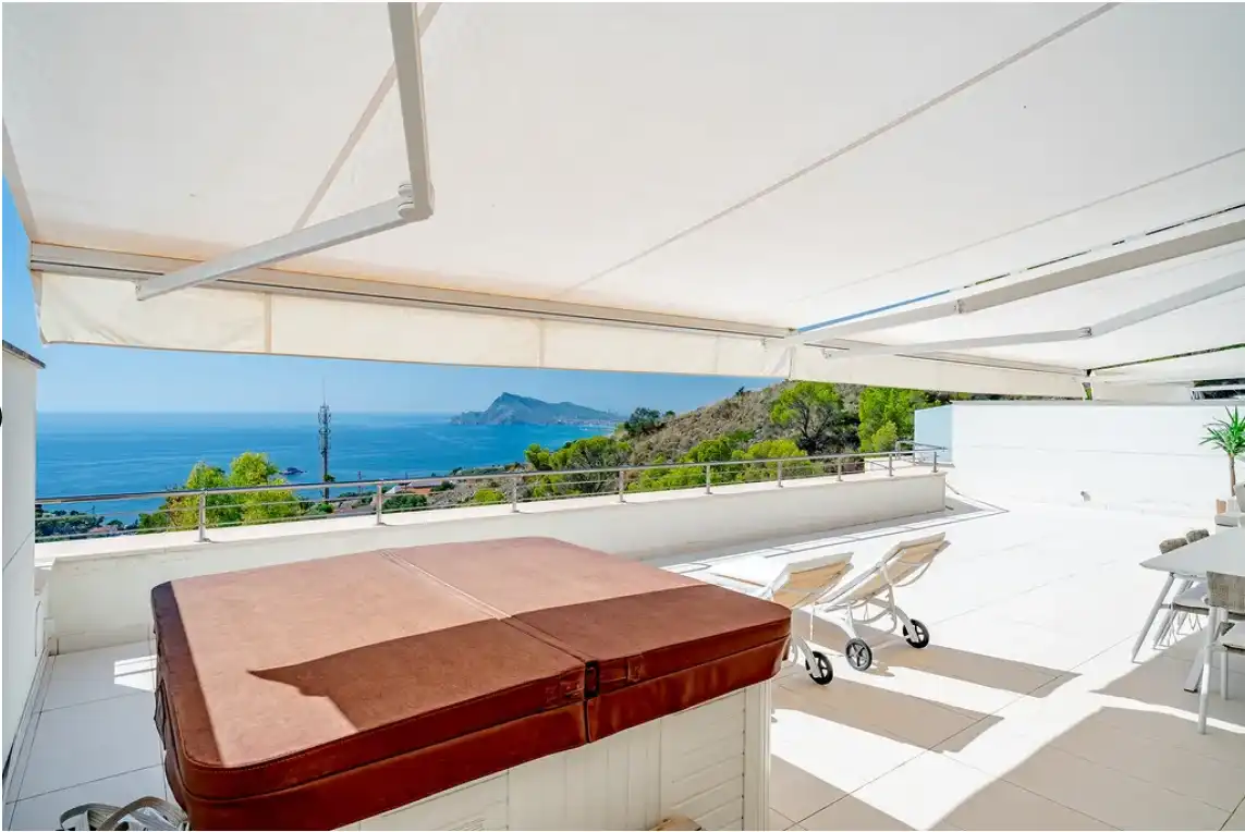 Terraza de Apartamento en venta en Altea con Aire acondicionado, Calefacción y Amueblado