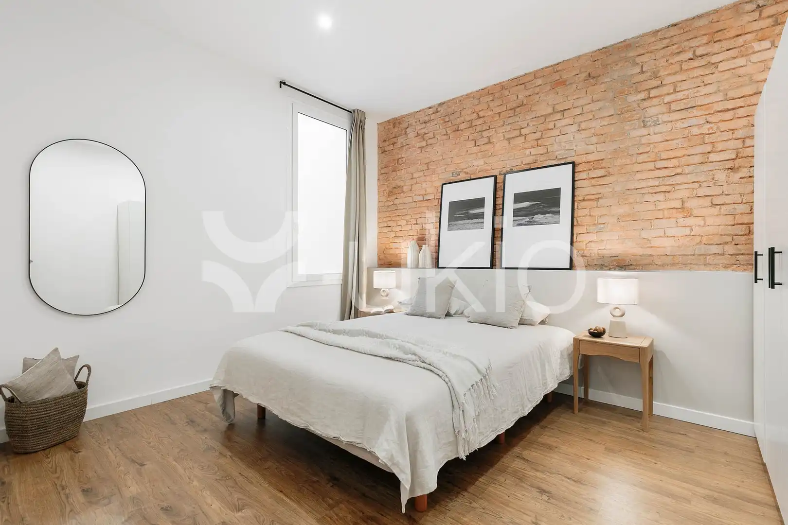 Bedroom of Apartments for rent in Barcelona  with Air Conditioner, Heating and Furnished