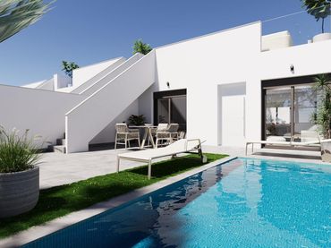 Adossat amb piscina en venda a Roldán