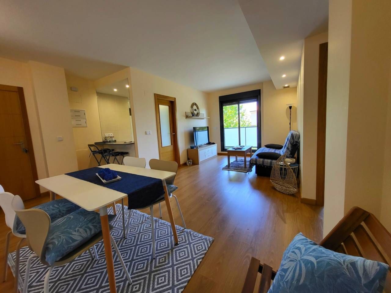 Sala de estar de Apartamento de alquiler en San Jorge / Sant Jordi con Aire acondicionado, Calefacción y Parquet
