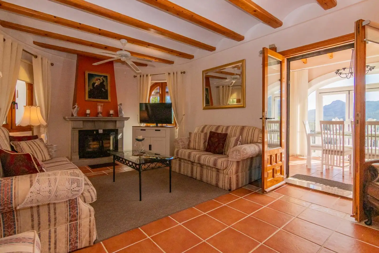Sala de estar de Casa o chalet en venta en Benigembla con Calefacción, Jardín privado y Terraza