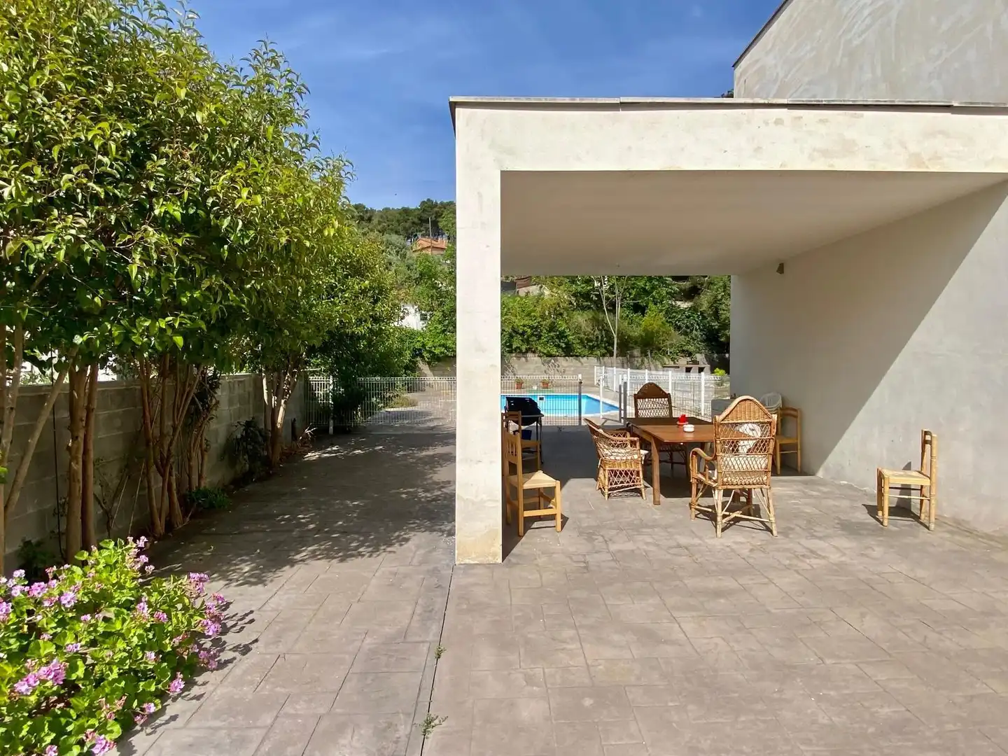 Terrassa de Casa o xalet en venda en Cunit amb Calefacció, Jardí privat i Terrassa