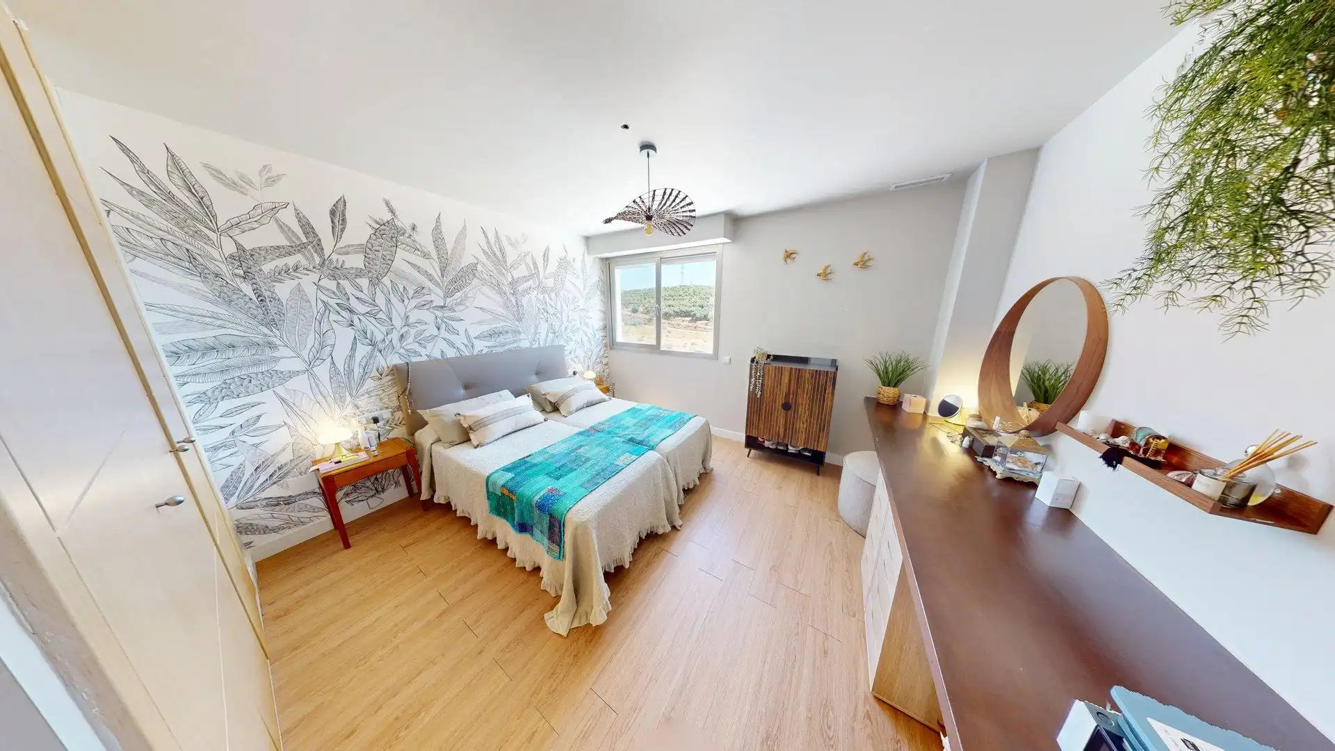 Schlafzimmer von Wohnung zum Verkauf in Mijas mit Klimaanlage, Heizung und Privatgarten