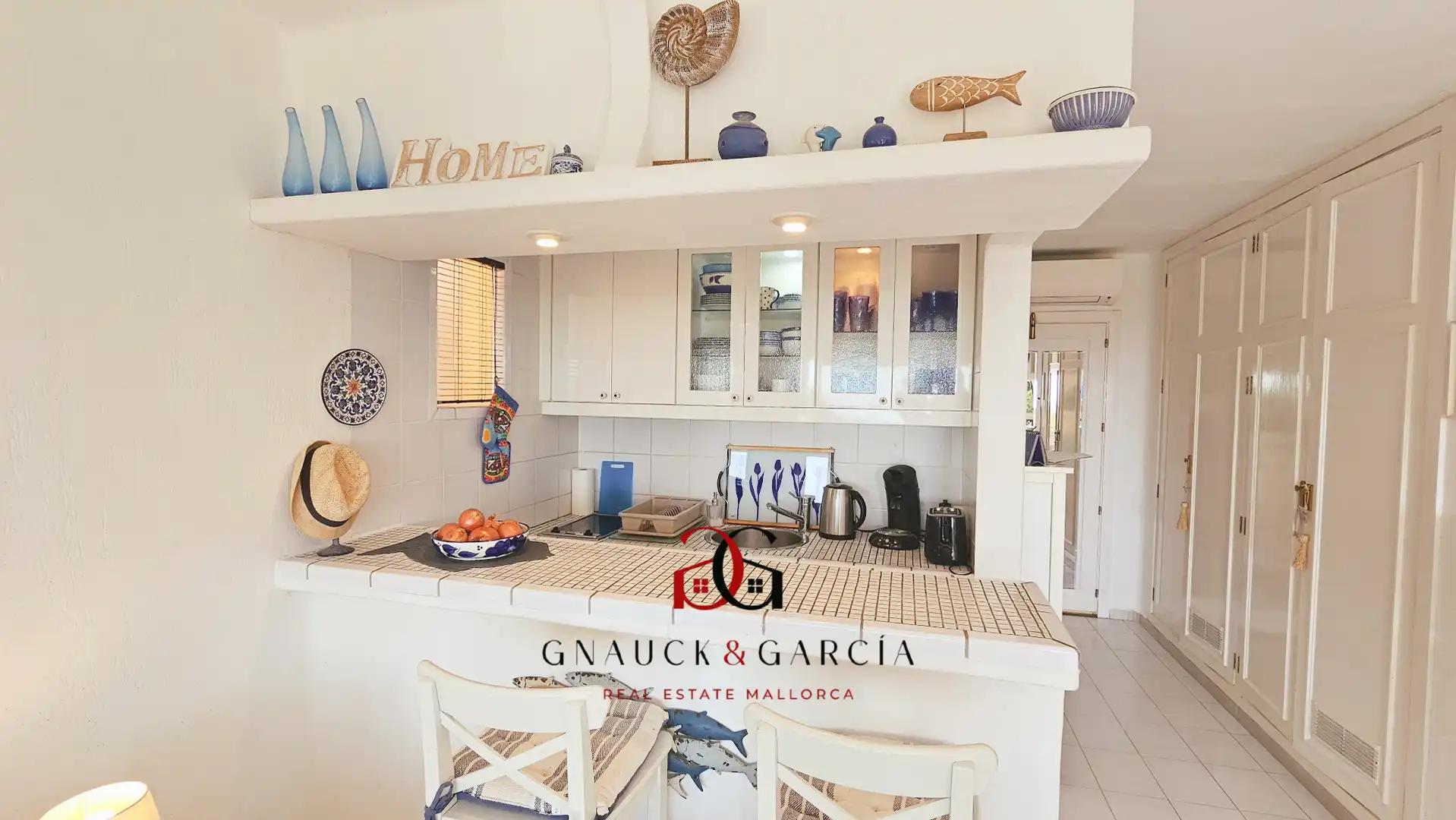 Küche von Wohnung zum Verkauf in Calvià mit Klimaanlage, Heizung und Terrasse