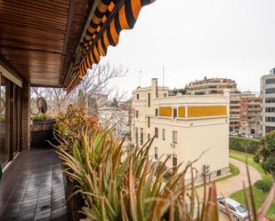 Terrace of Flat to rent in  Madrid Capital  with Air Conditioner and Terrace