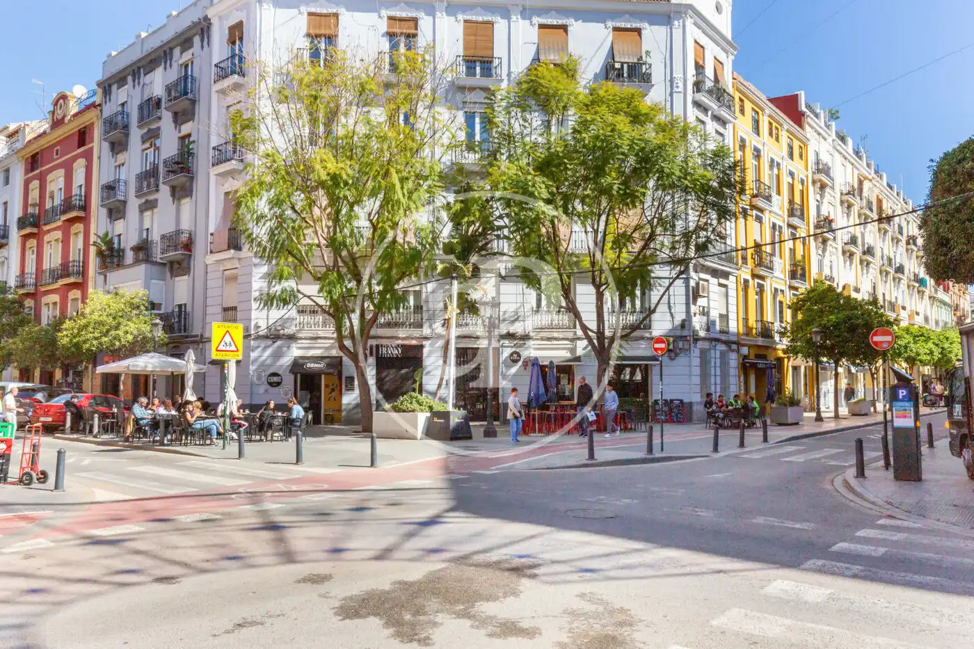 Vista exterior de Pis de lloguer en  Valencia Capital amb Aire condicionat, Calefacció i Moblat
