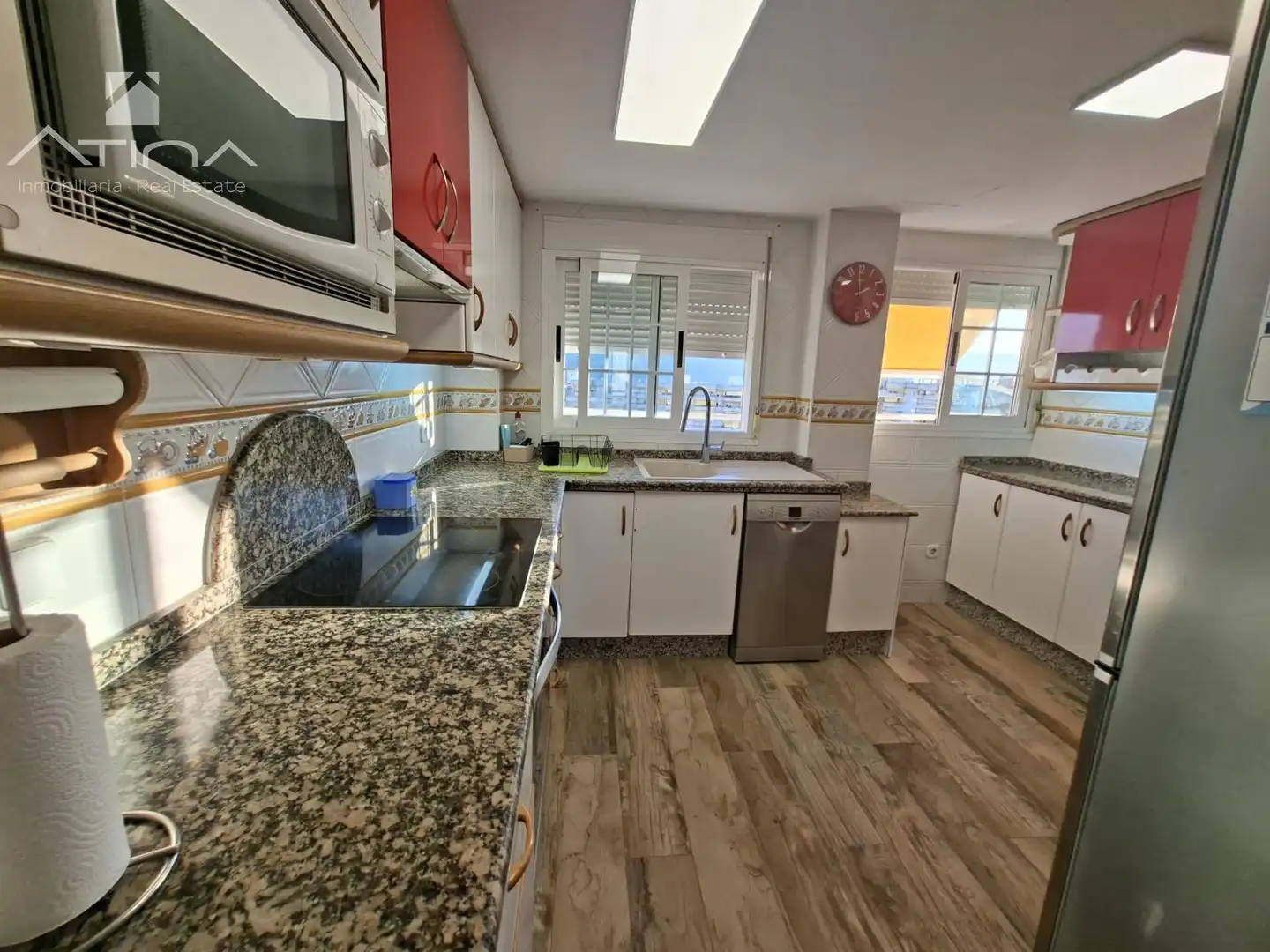Kitchen of Apartments for sale in Gandia  with Air Conditioner, Heating and Private garden