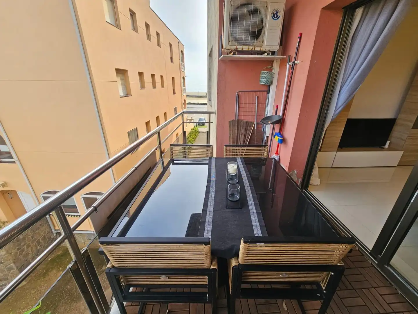 Balcony of Apartments for sale in Empuriabrava  with Air Conditioner, Heating and Private garden