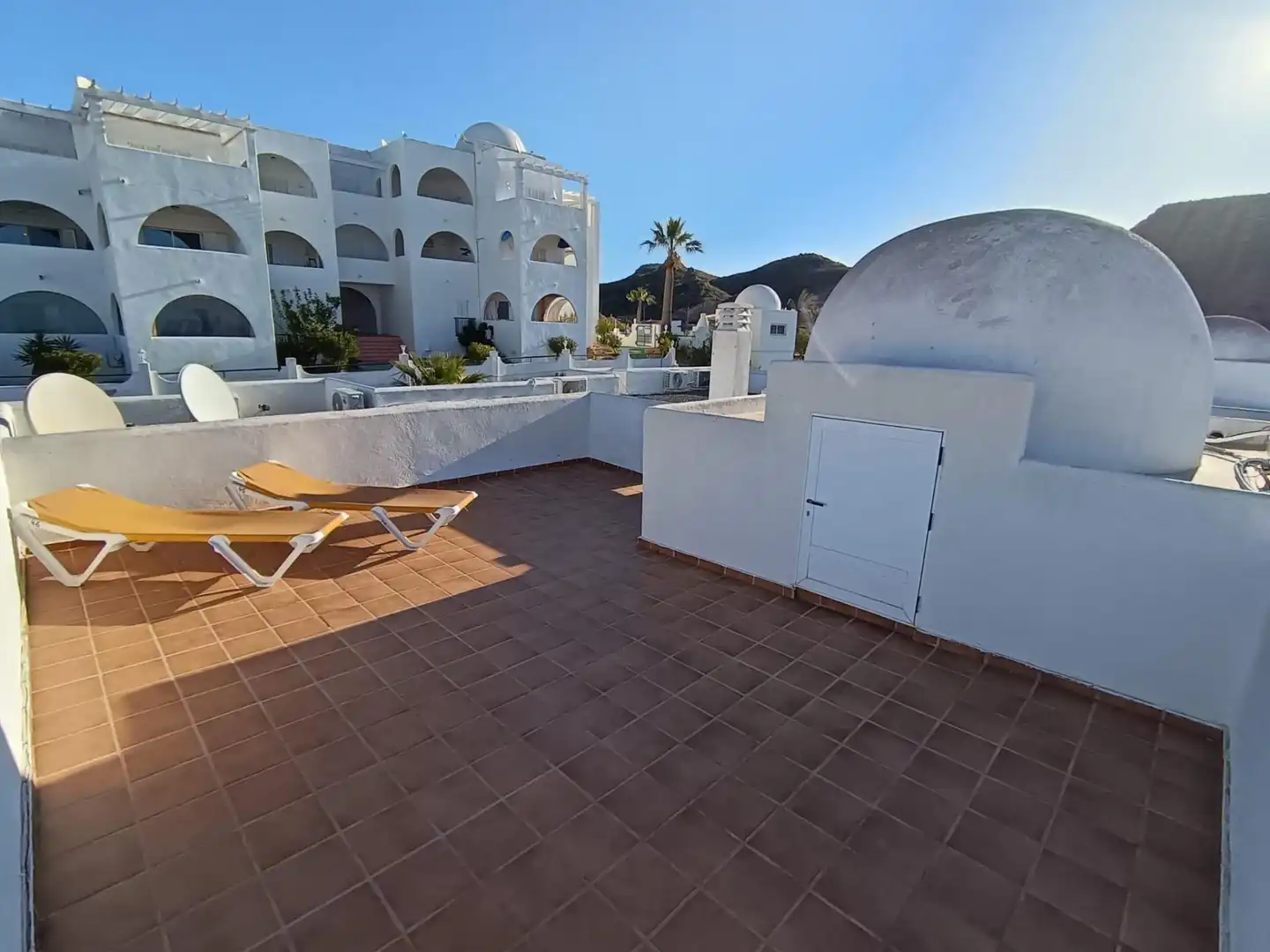 Terrace of Flat for sale in Pulpí  with Air Conditioner, Private garden and Furnished