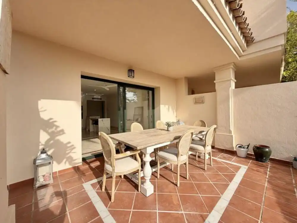 Terraza de Apartamento de alquiler en Marbella con Aire acondicionado, Calefacción y Terraza