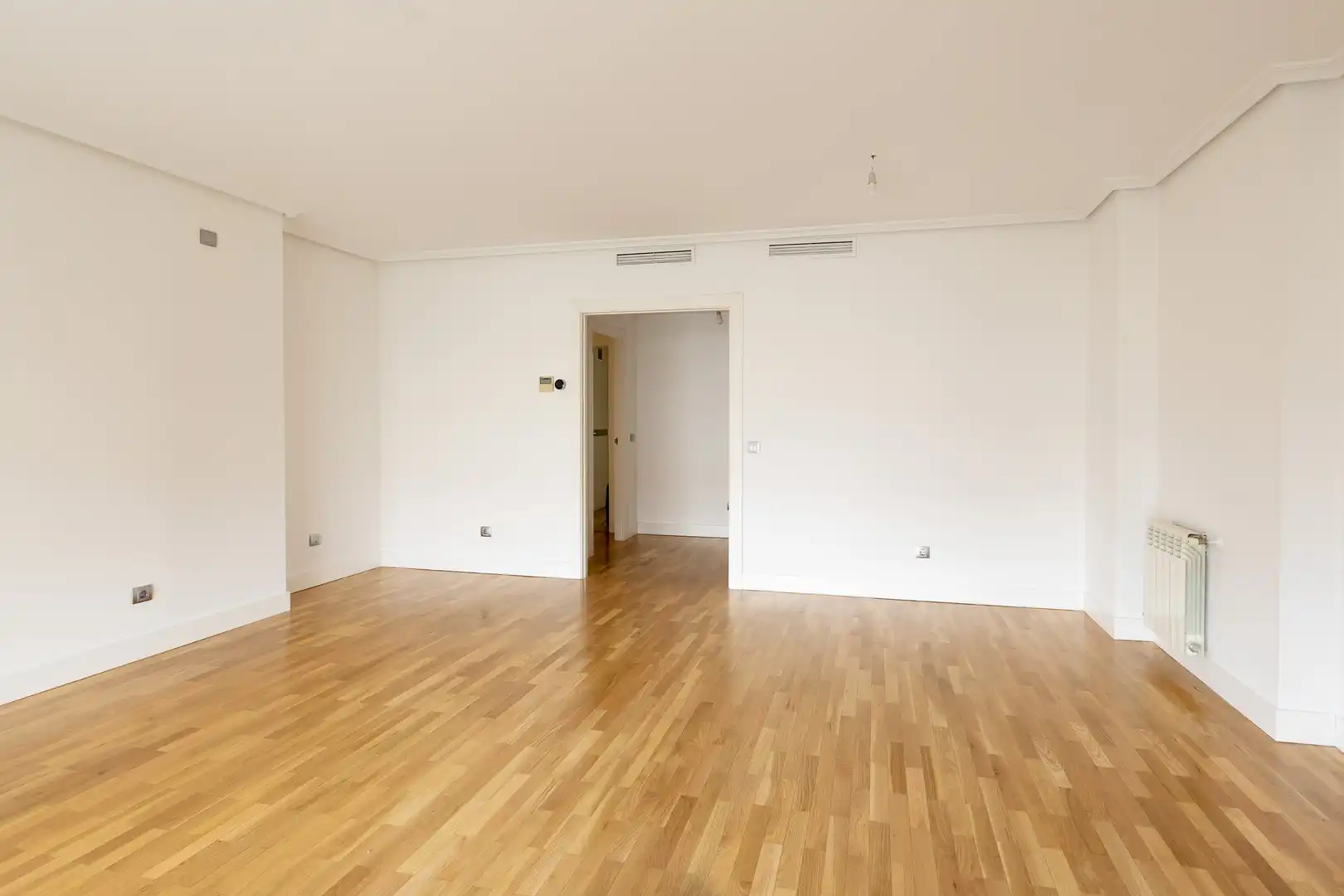 Sala de estar de Piso de alquiler en Pozuelo de Alarcón con Aire acondicionado, Calefacción y Jardín privado