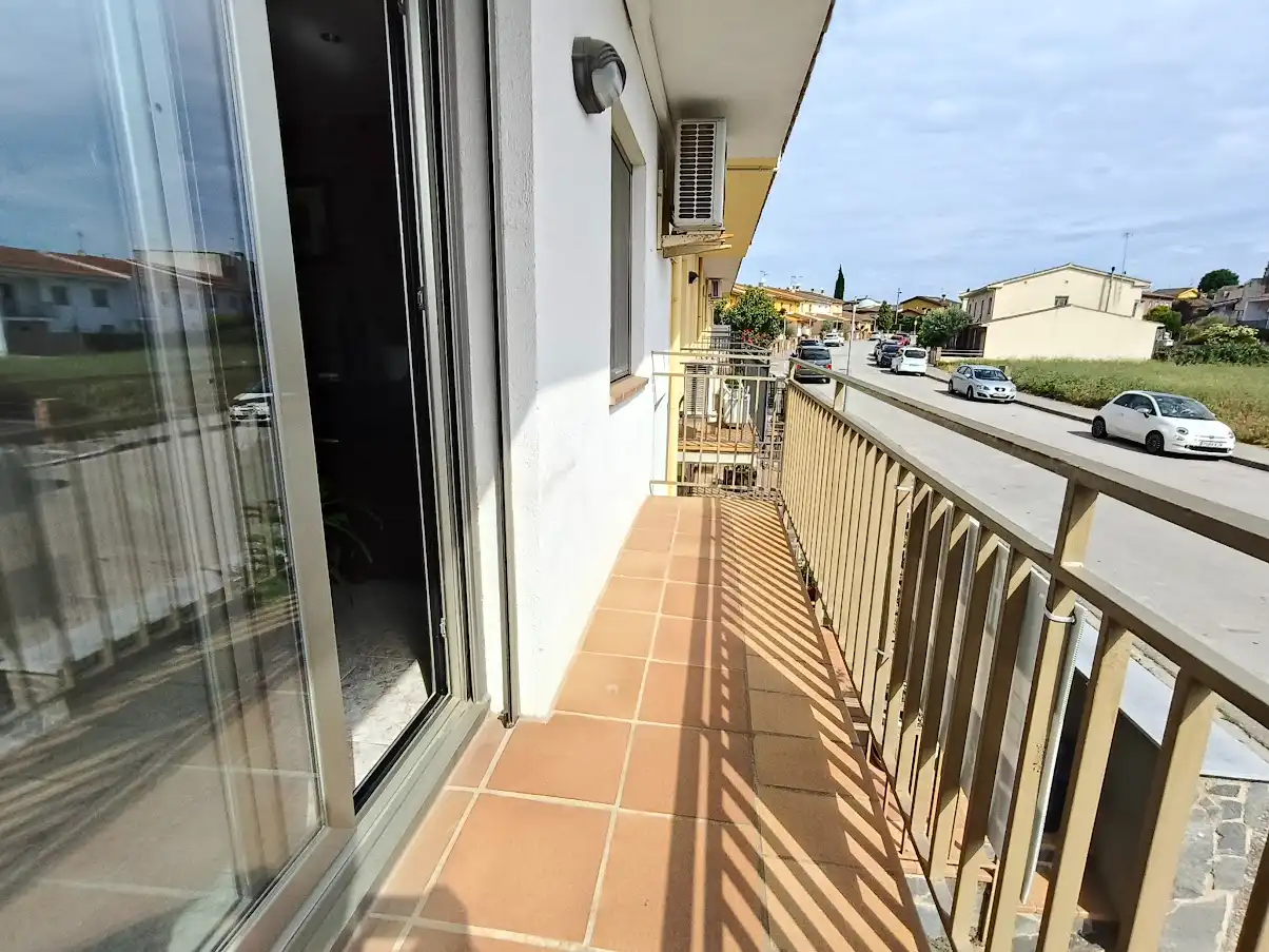 Balcony of Houses for sale in Sils  with Air Conditioner, Heating and Private garden