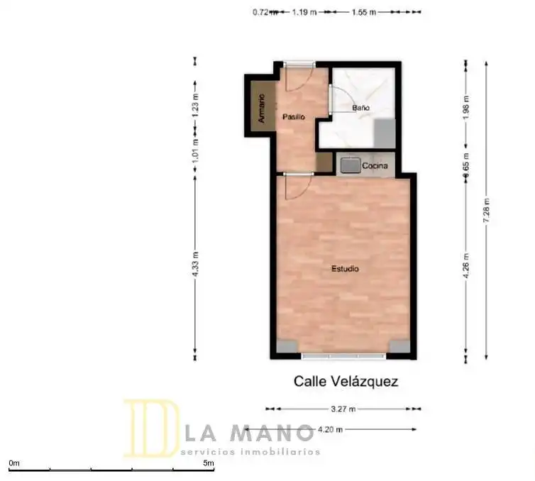 Estudio de alquiler en Madrid con Aire acondicionado, Calefacción y Amueblado