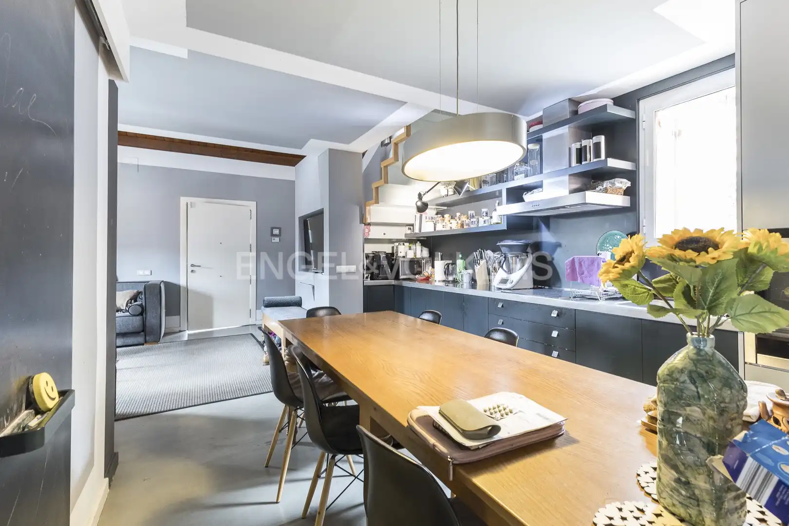 Cocina de Casa o chalet en venta en Barcelona con Aire acondicionado, Calefacción y Jardín privado