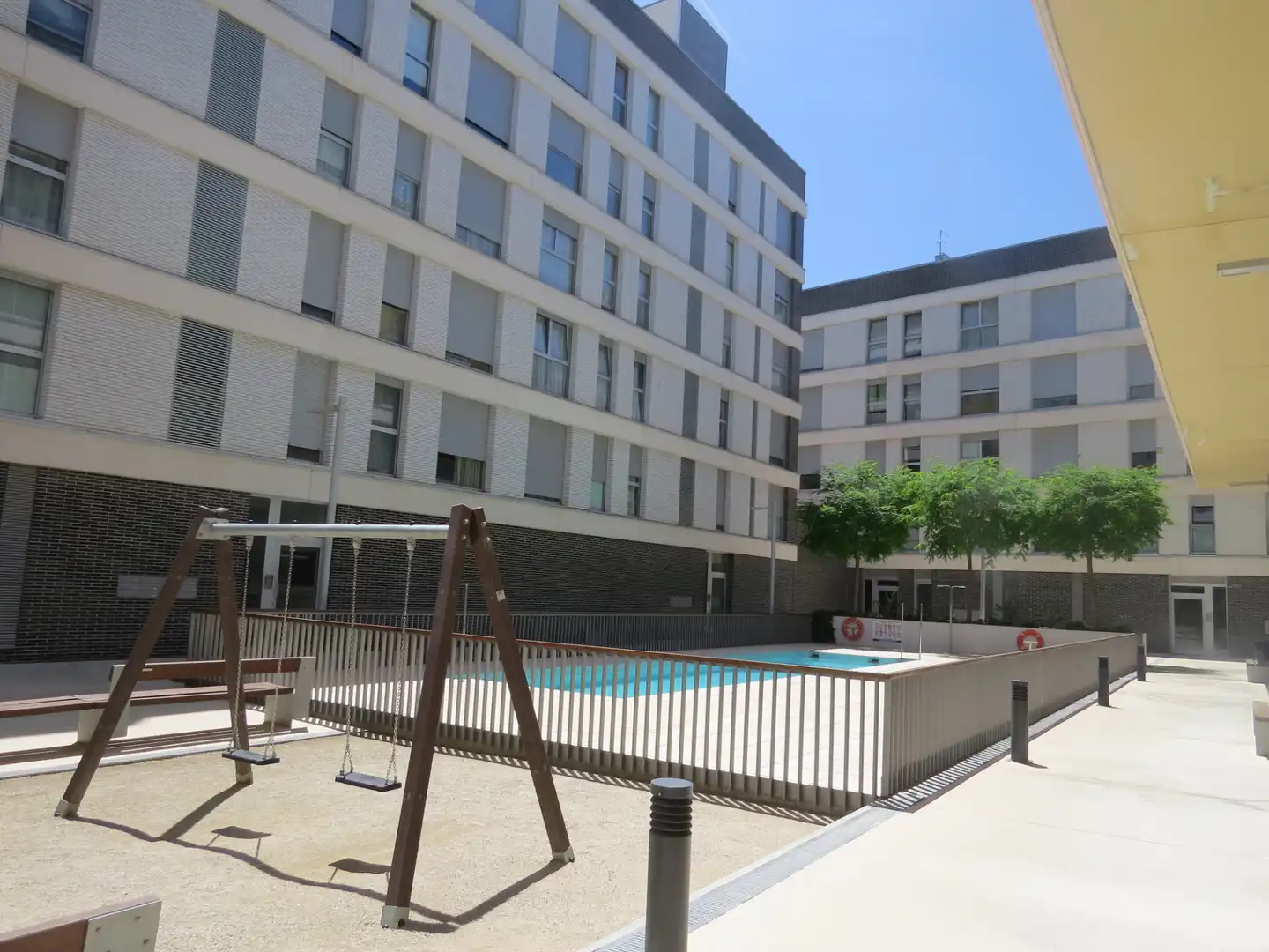 Swimming pool of Attic for sale in Mataró  with Air Conditioner, Heating and Private garden