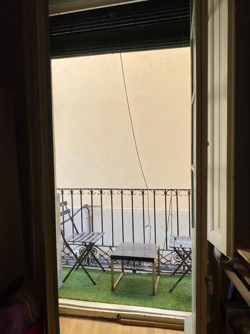 Terraza de Piso de alquiler en Barcelona con Parquet, Amueblado y Horno