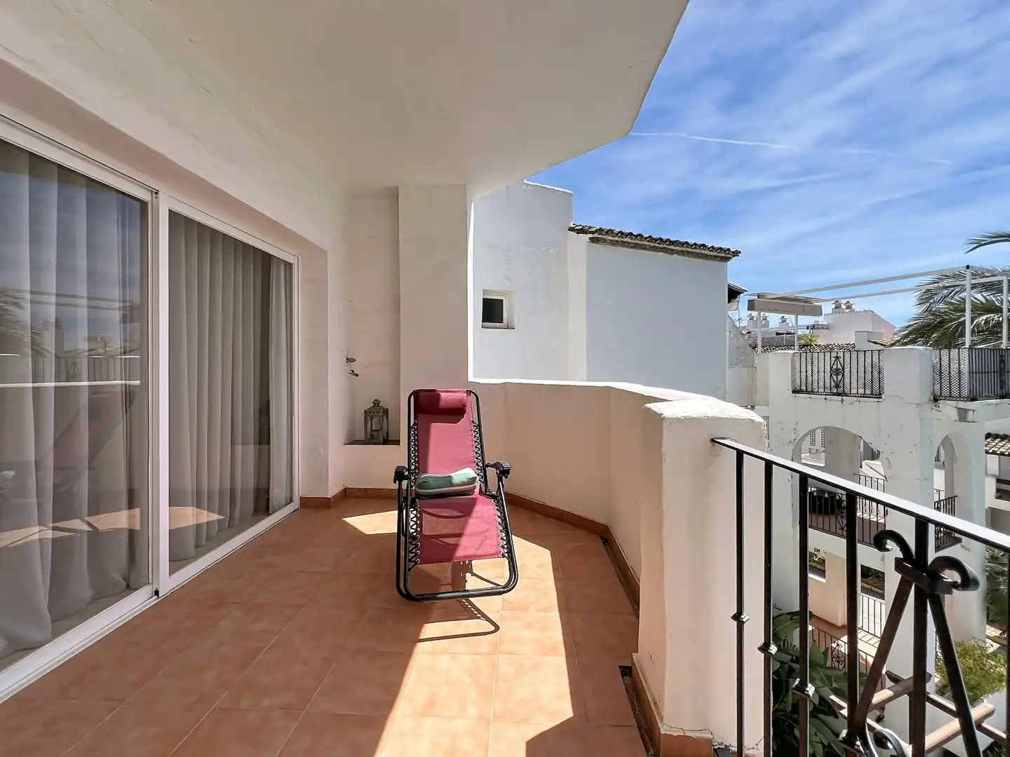 Terraza de Apartamento en venta en Manilva con Aire acondicionado, Terraza y Piscina