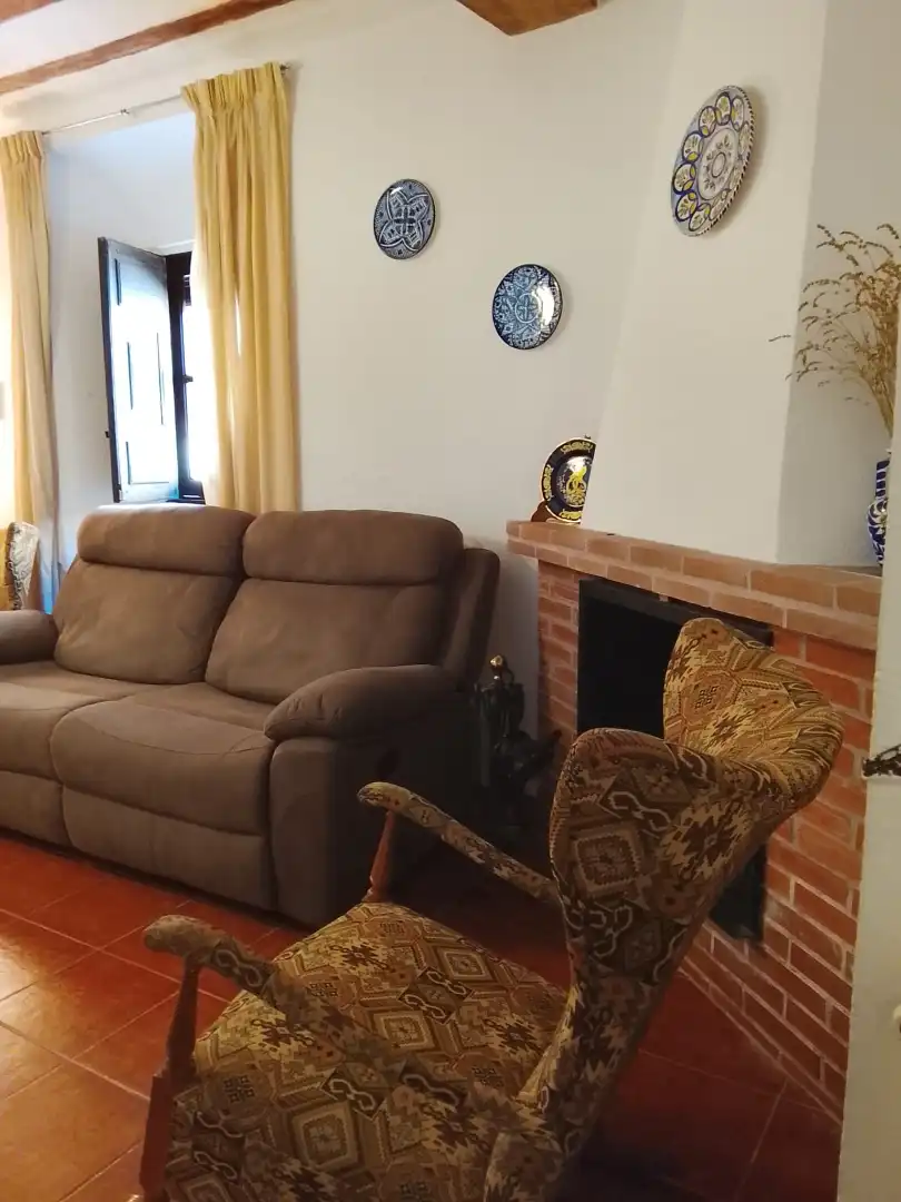 Living room of Houses for sale in Campillo de Altobuey  with Furnished