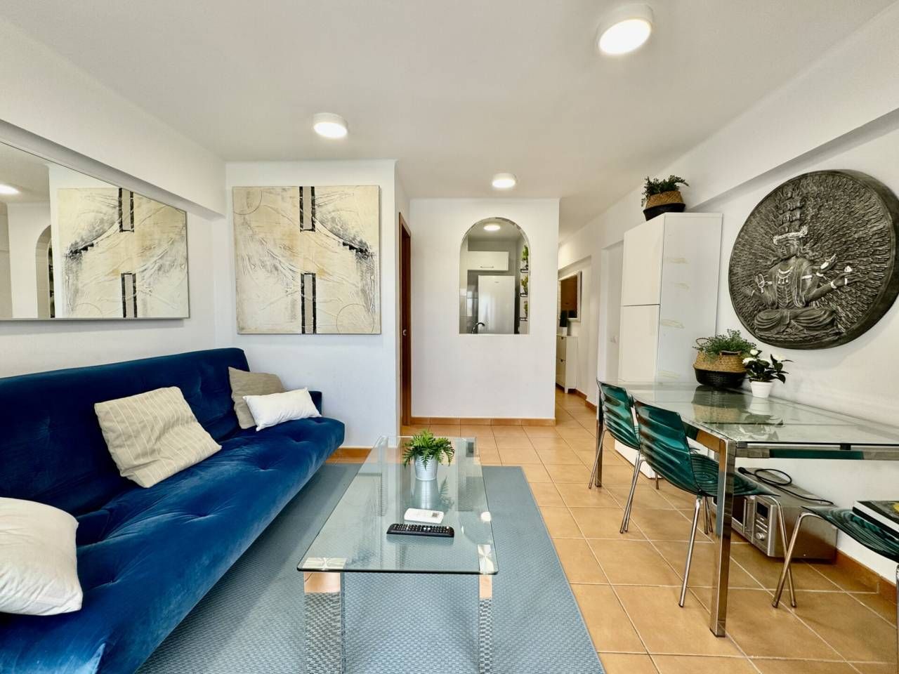 Living room of Flat to rent in Calvià  with Air Conditioner, Heating and Terrace