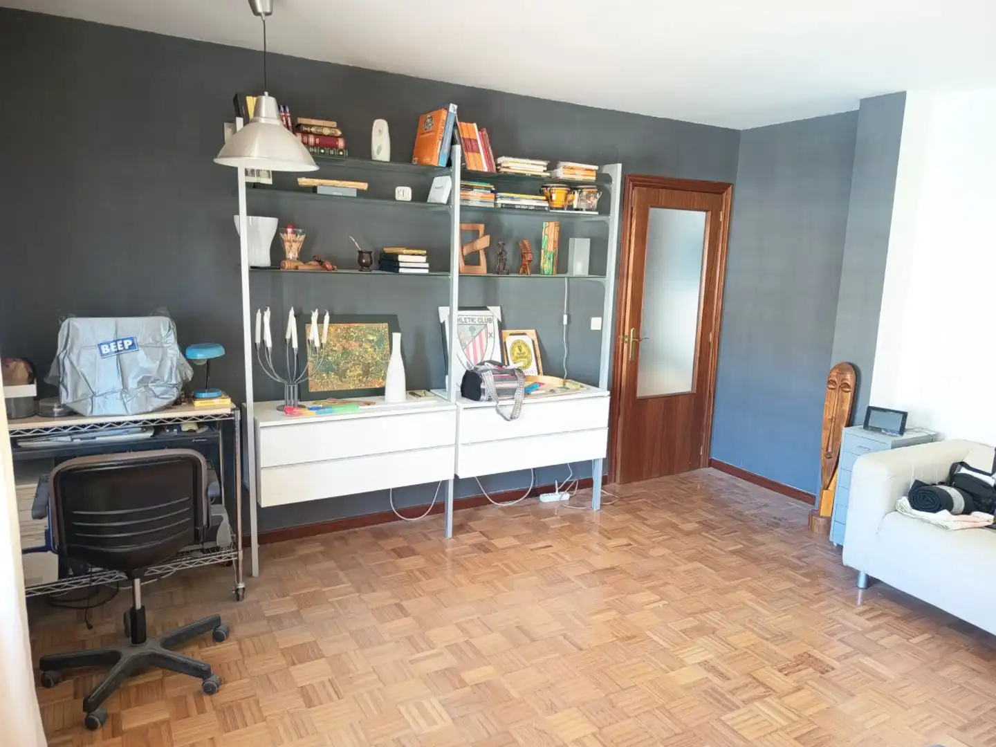 Wohnzimmer von Wohnung zum Verkauf in Buñuel mit Heizung, Parkett und Terrasse
