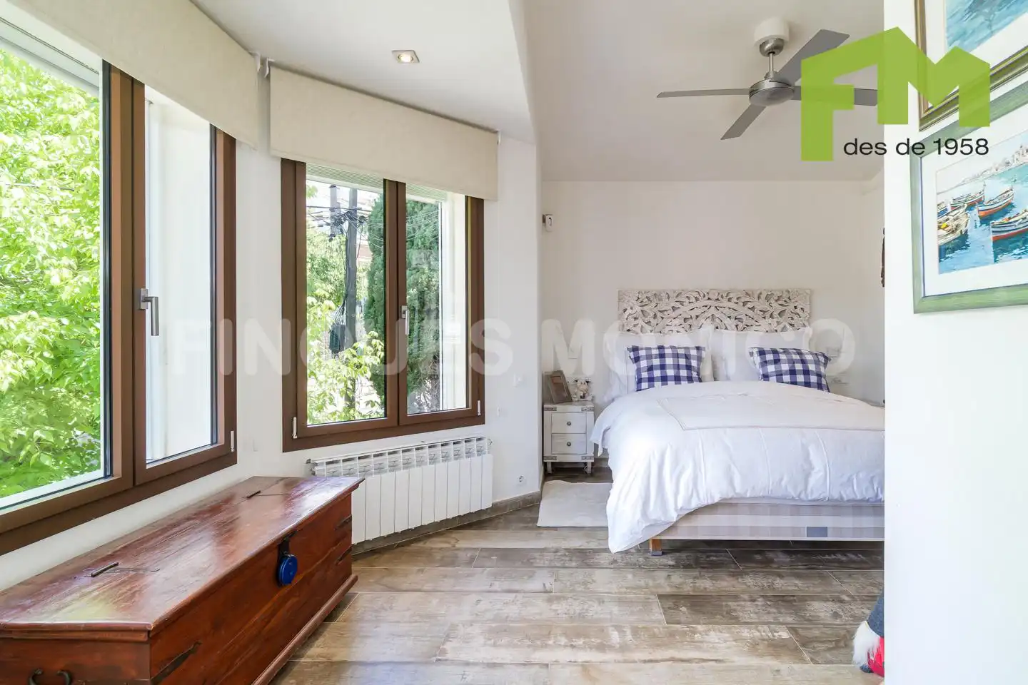 Habitación de Casa o chalet en venta en El Masnou con Aire acondicionado, Calefacción y Jardín privado