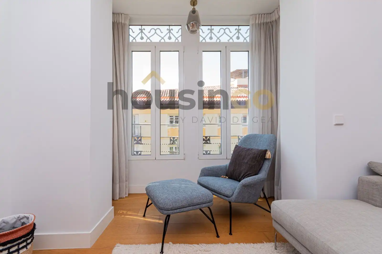 Wohnzimmer von Wohnung zur Miete in Madrid mit Klimaanlage, Heizung und Abstellraum