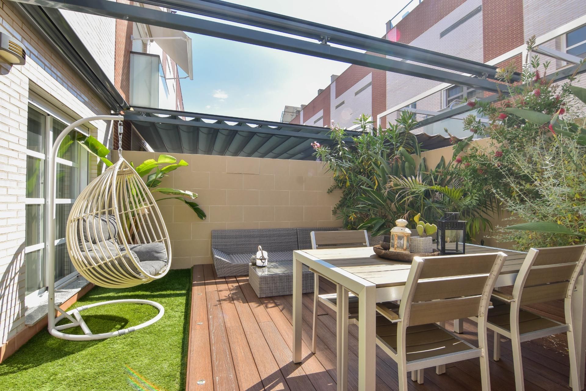 Terrace of Single-family semi-detached for sale in Picanya  with Air Conditioner, Heating and Private garden