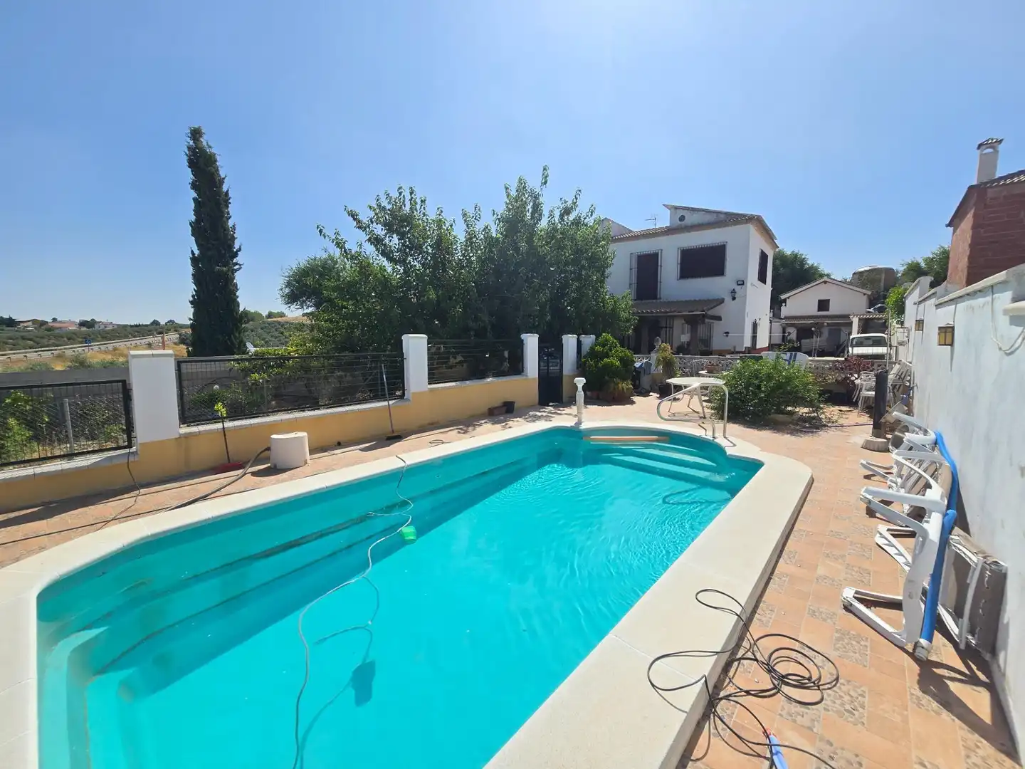 Piscina de Casa o chalet en venta en Aguilar de la Frontera con Aire acondicionado, Jardín privado y Trastero