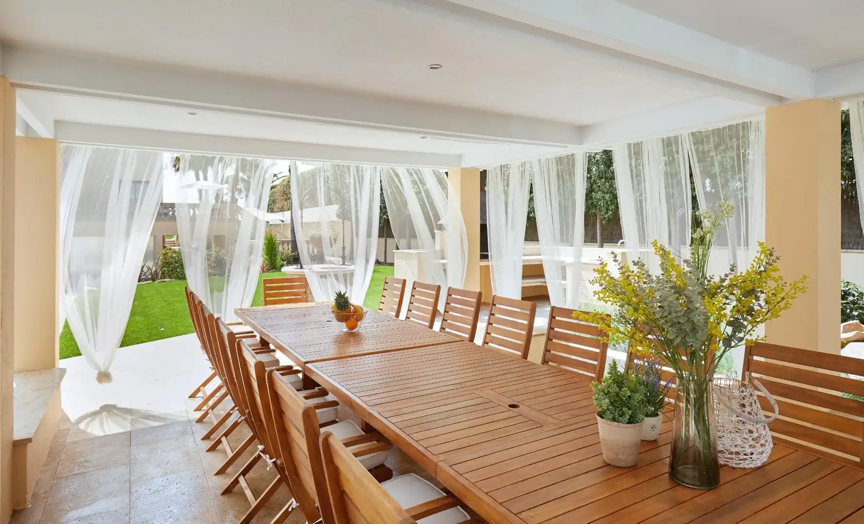 Terrassa de Casa o xalet en venda en Sitges amb Aire condicionat, Calefacció i Jardí privat