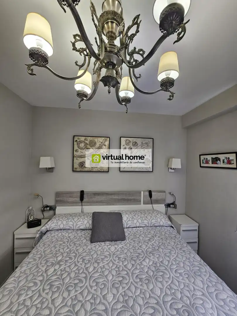 Schlafzimmer von Wohnung zum Verkauf in Benidorm mit Klimaanlage, Terrasse und Möbliert