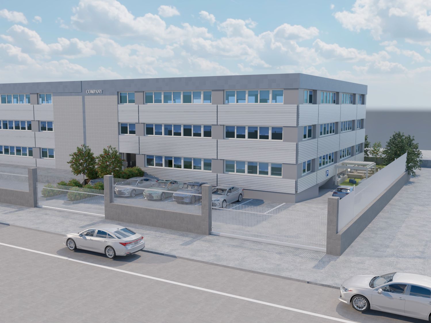 Außenansicht von Büro miete in El Prat de Llobregat mit Klimaanlage und Heizung