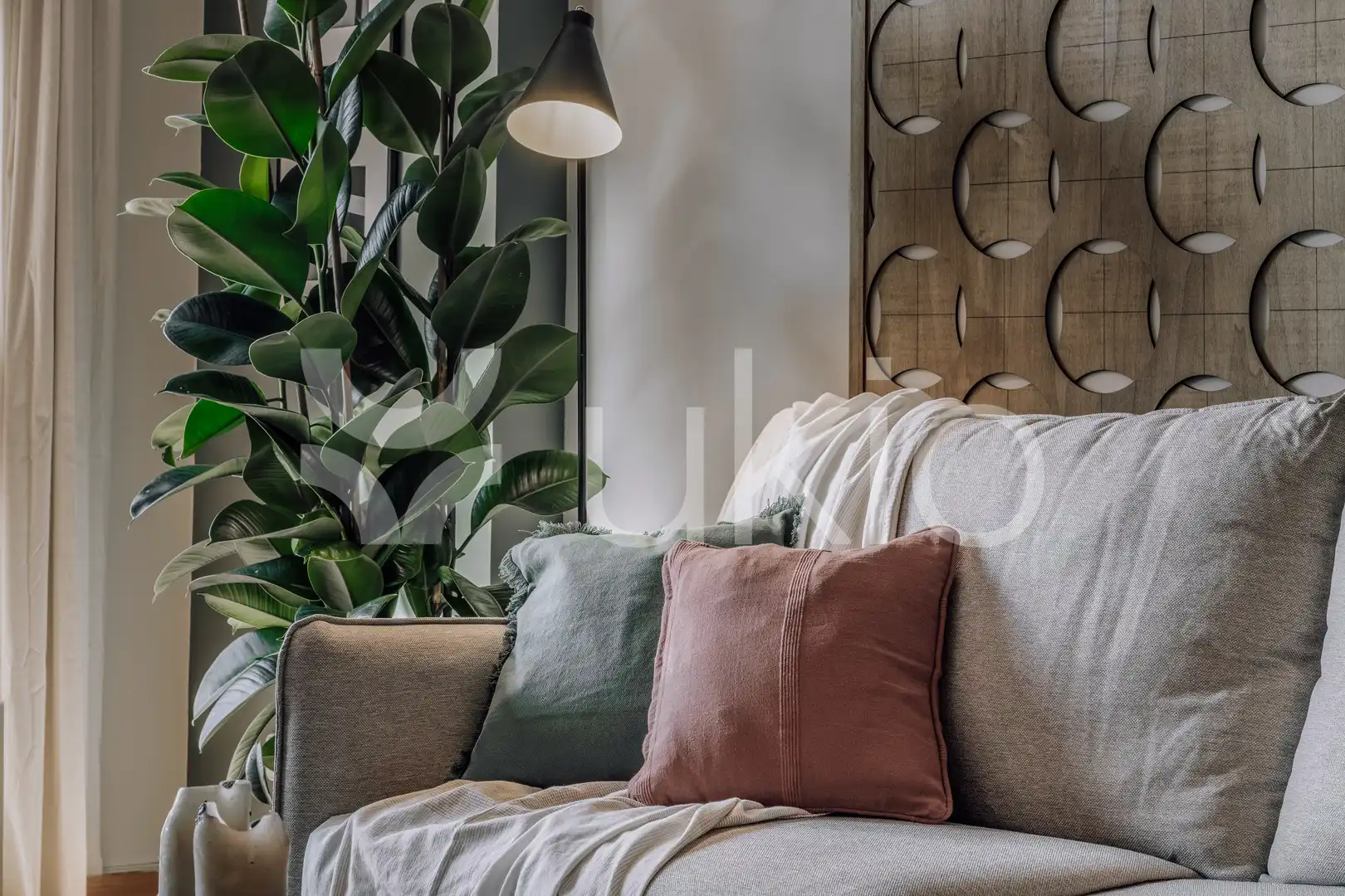 Living room of Apartments for rent in Madrid  with Air Conditioner, Heating and Furnished