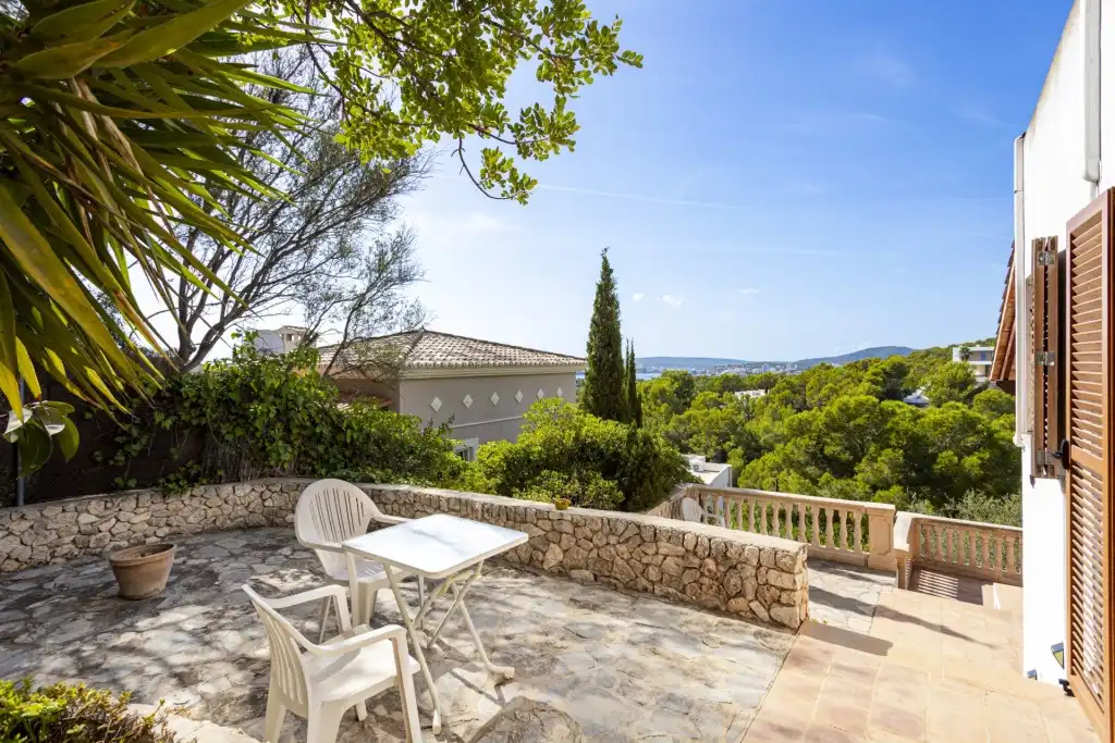 Terrassa de Casa o xalet en venda en Calvià amb Aire condicionat, Jardí privat i Terrassa