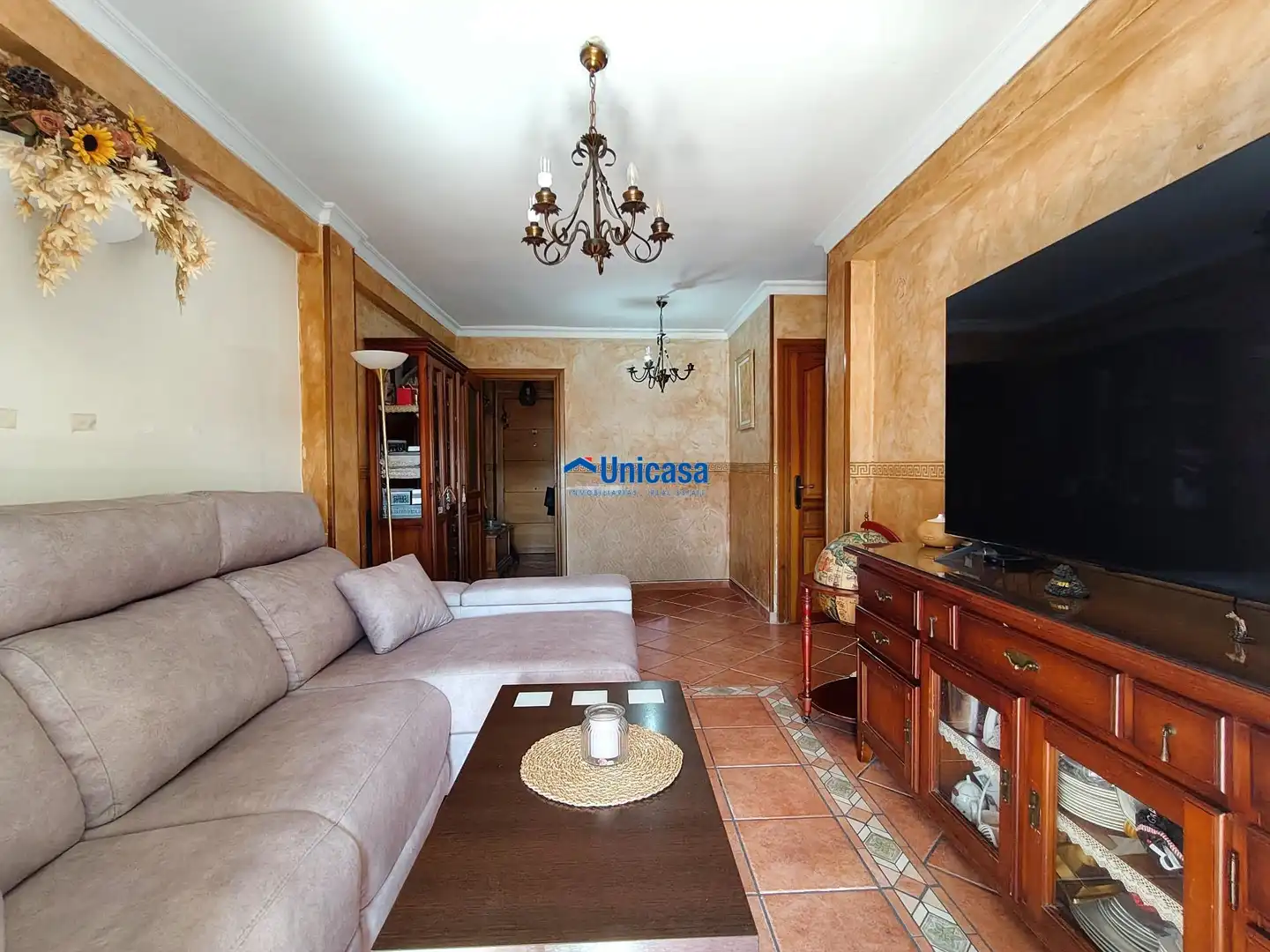 Sala de estar de Piso en venta en Málaga con Aire acondicionado, Terraza y Amueblado