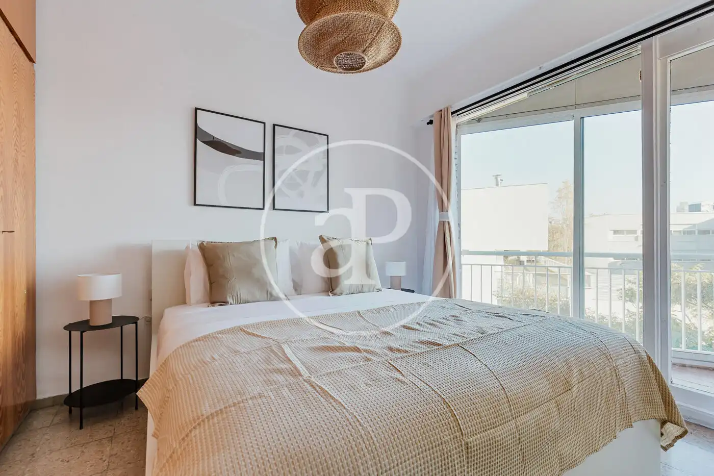 Bedroom of Flat for rent in Barcelona  with Air Conditioner, Heating and Furnished