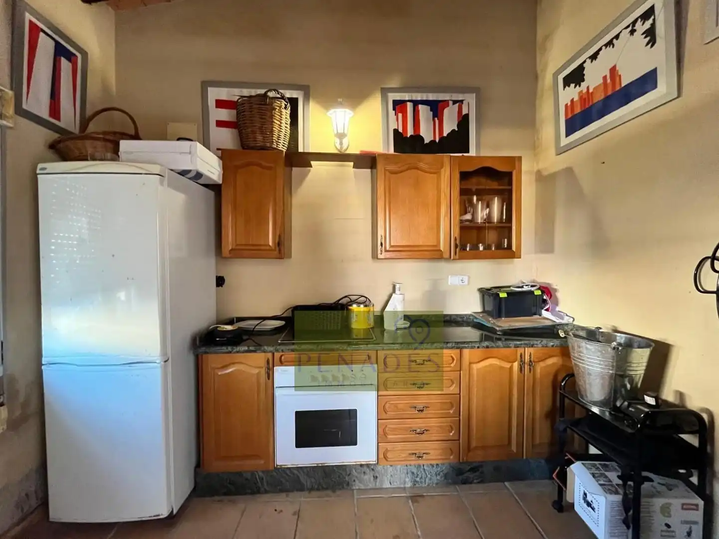 Cuina de Casa o xalet en venda en Ontinyent amb Aire condicionat, Jardí privat i Terrassa