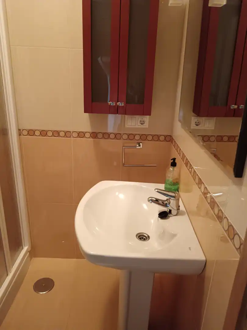 Badezimmer von Wohnung zur Miete in A Coruña Capital  mit Heizung, Terrasse und Möbliert