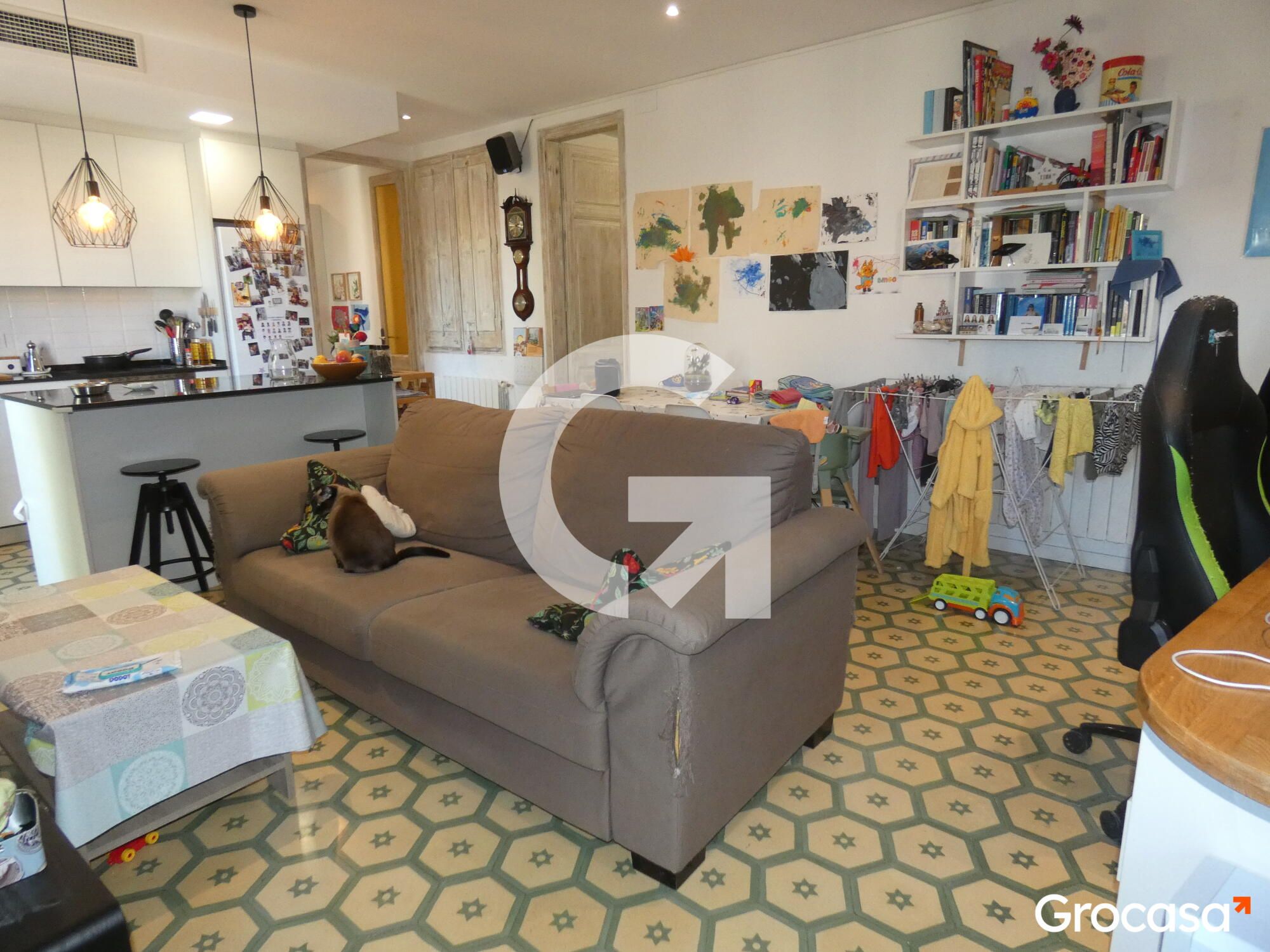 Living room of Flat for sale in El Prat de Llobregat  with Air Conditioner, Heating and Storage room