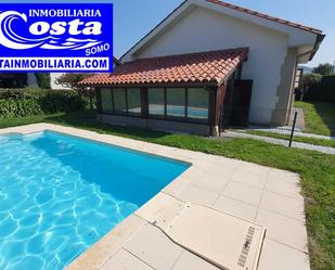Piscina de Casa o xalet en venda en Ribamontán al Mar amb Calefacció, Jardí privat i Terrassa