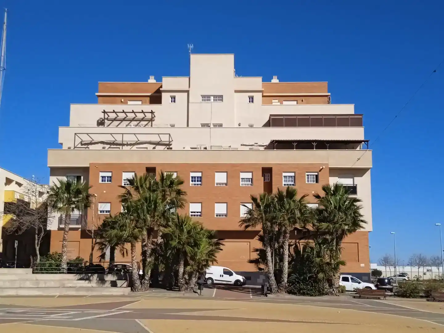 Exterior view of Flat for sale in Vícar  with Air Conditioner, Furnished and Oven