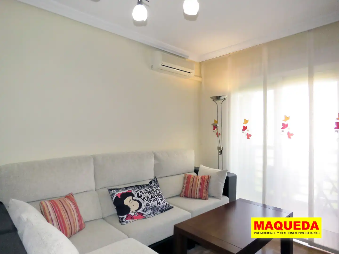 Sala de estar de Piso en venta en Alcorcón con Aire acondicionado, Calefacción y Parquet