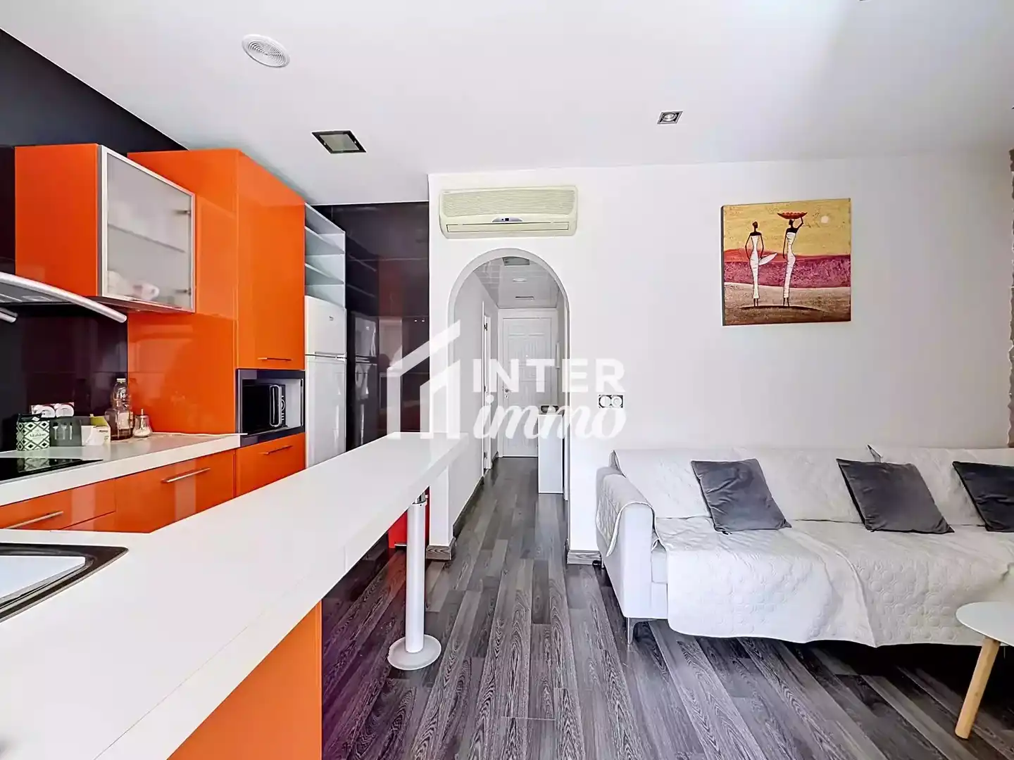 Living room of Apartments for sale in Empuriabrava  with Air Conditioner and Furnished
