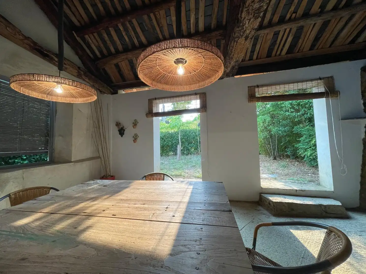 Menjador de Finca rústica en venda en Cabañas Raras amb Jardí privat, Terrassa i Traster