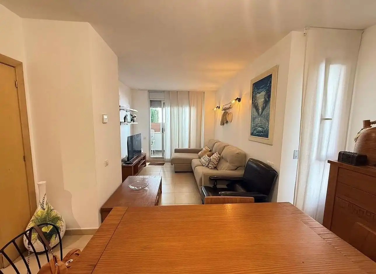 Sala de estar de Apartamento en venta en Lloret de Mar con Aire acondicionado, Calefacción y Terraza