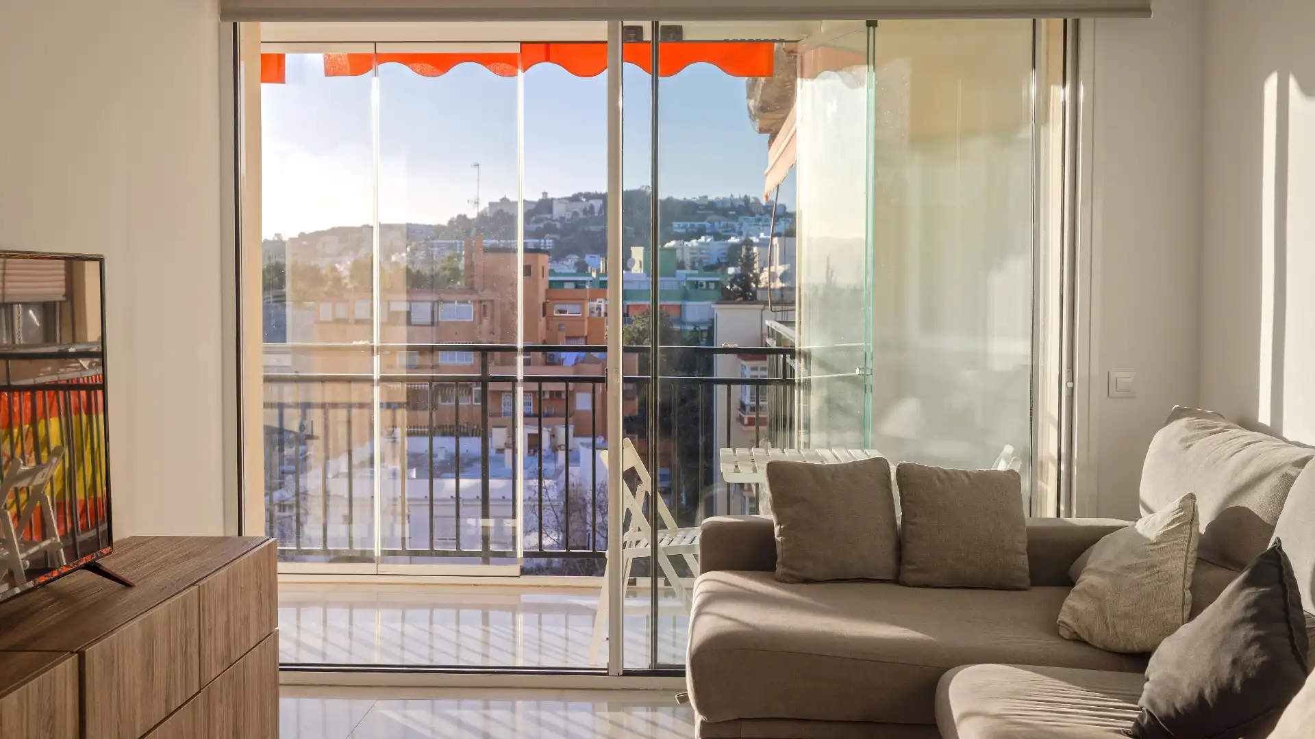 Bedroom of Flat for sale in Málaga Capital  with Air Conditioner and Heating