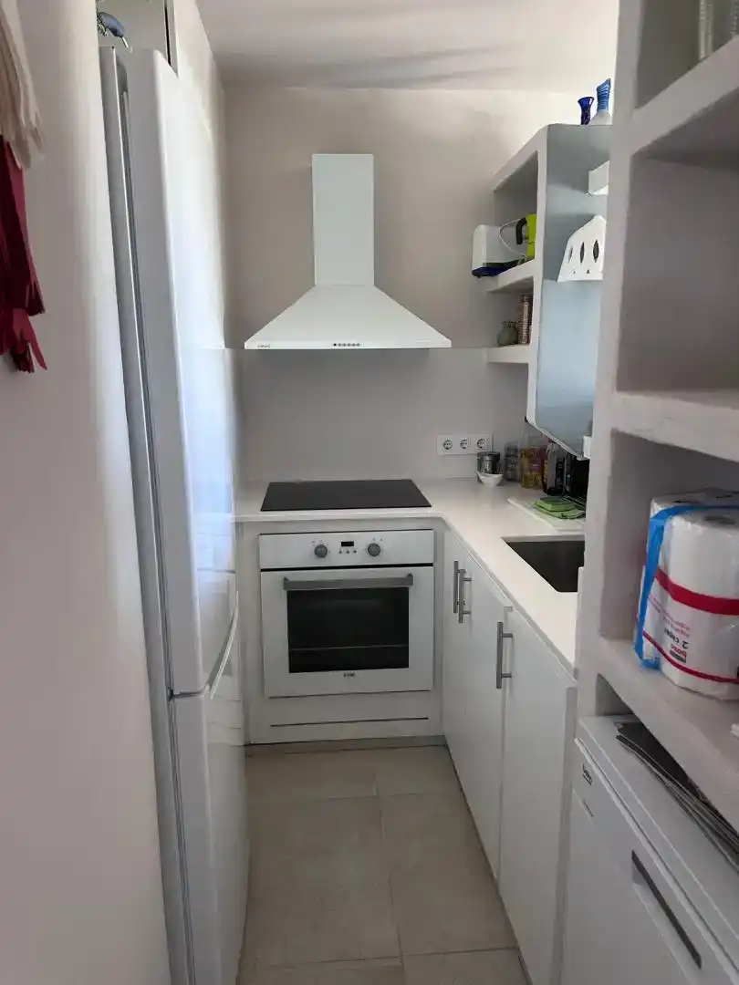 Cuina de Pis en venda en Ciutadella de Menorca amb Aire condicionat, Jardí privat i Traster