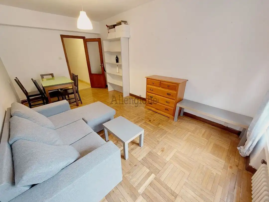 Sala de estar de Piso de alquiler en Oviedo  con Calefacción y Balcón